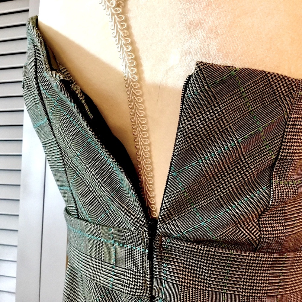 NWOT Anthropologie Floreat Plaid Dress - Picture 7 of 16